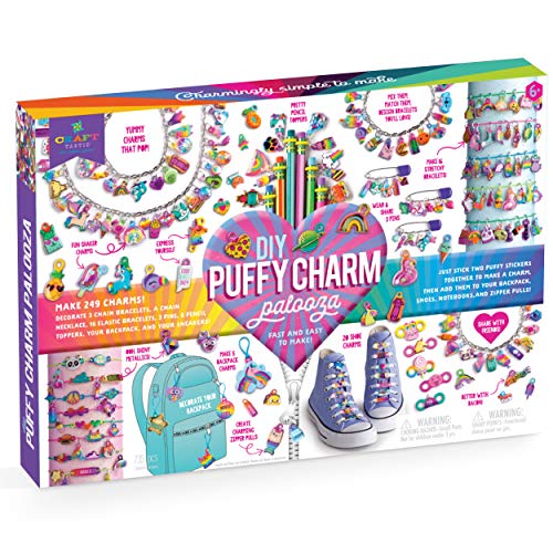 Craft-tastic — Puffy Charm Palooza — Create Personalized Charms — for Ages 6+