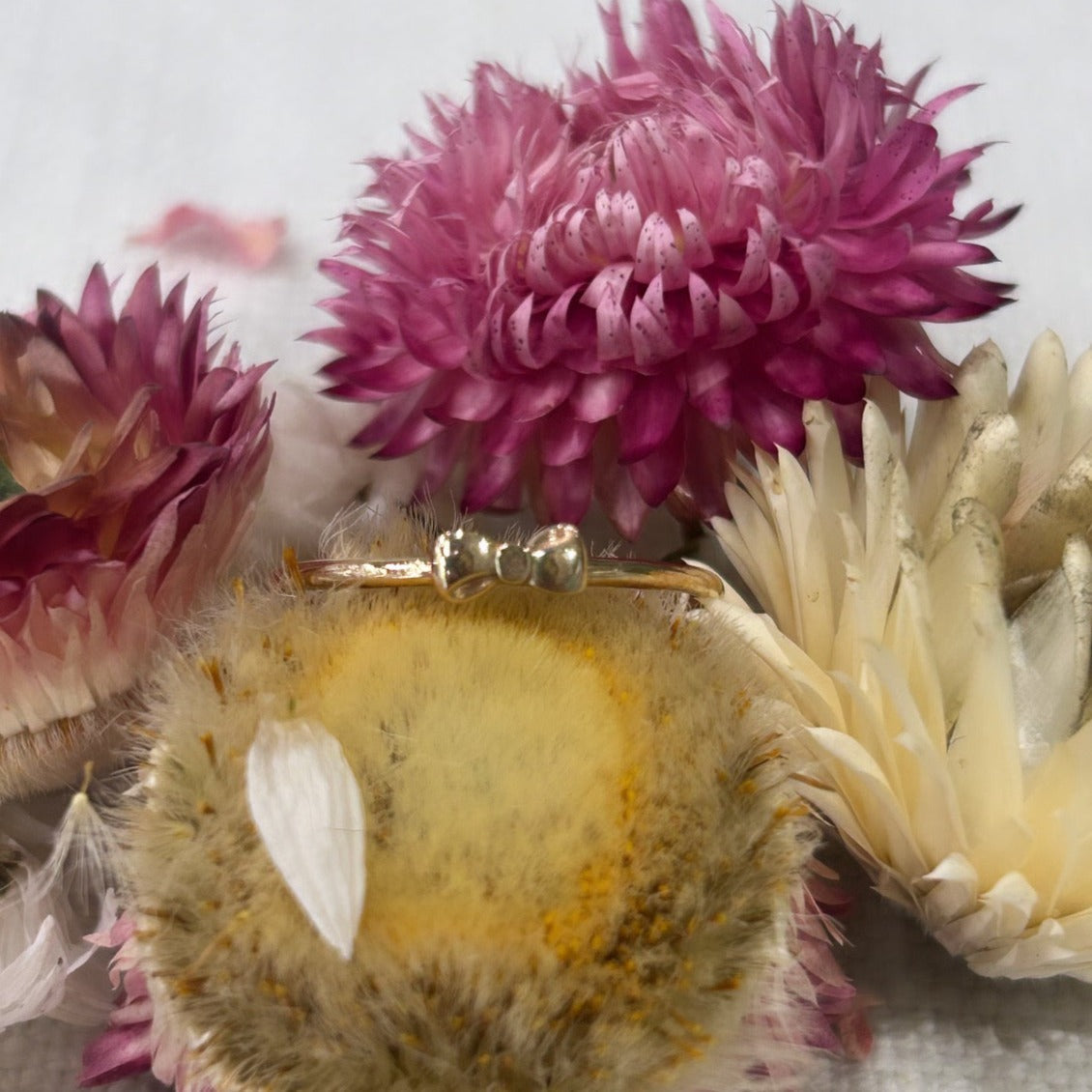 Mineral and Matter Dainty Bow Ring