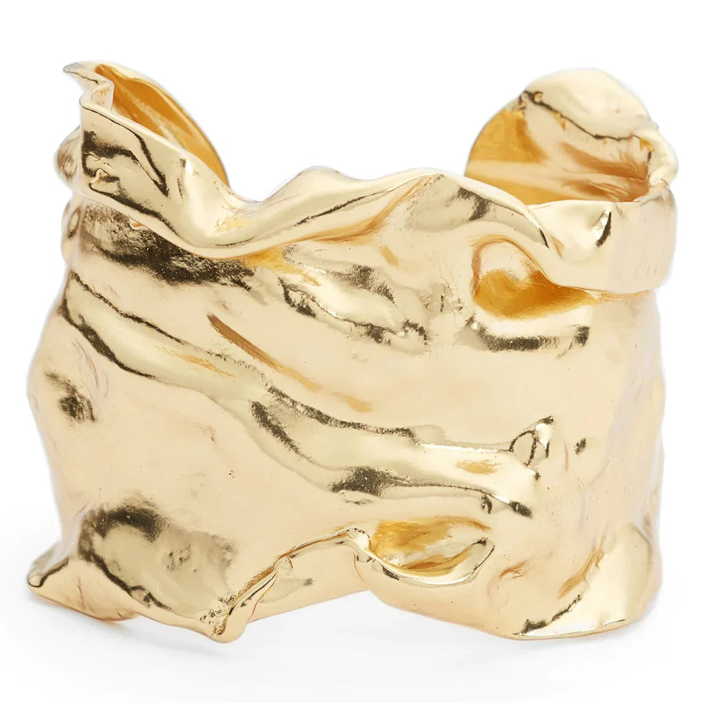 Organic Gold Cuff - (gold or silver)