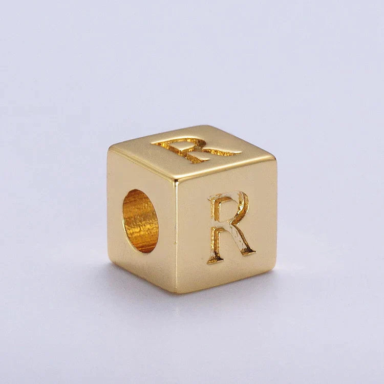 Initial Block Necklace