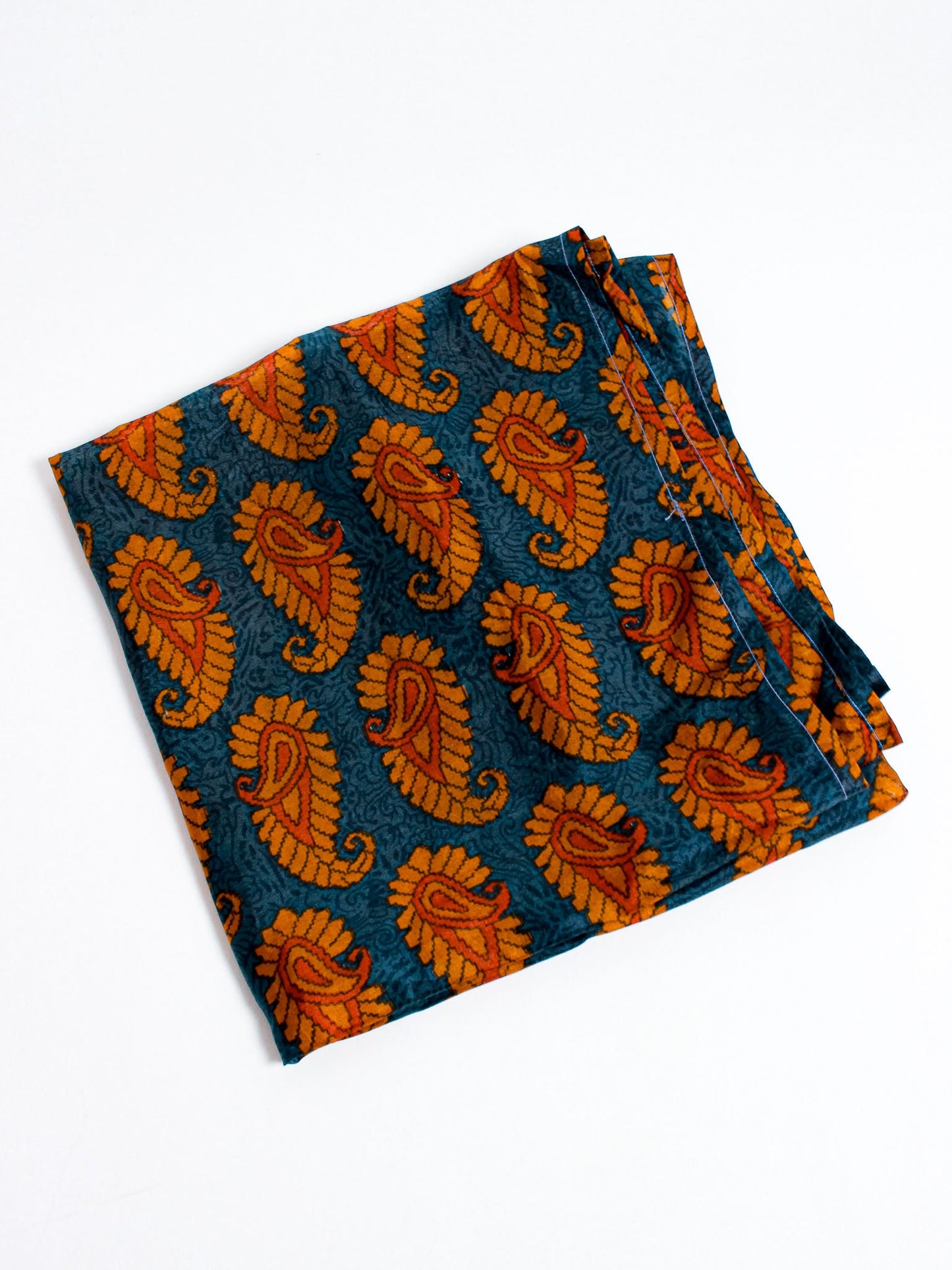 Vintage Silk Square Bandana - Anchal Project - Berte