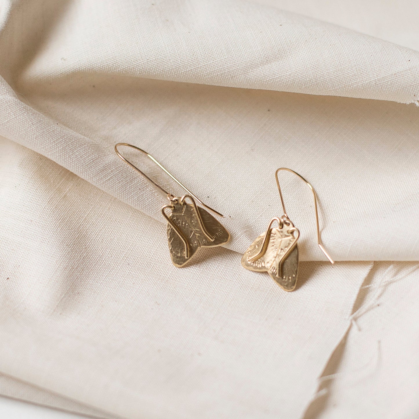 Cire' Alexandria Moth Dangle Earrings