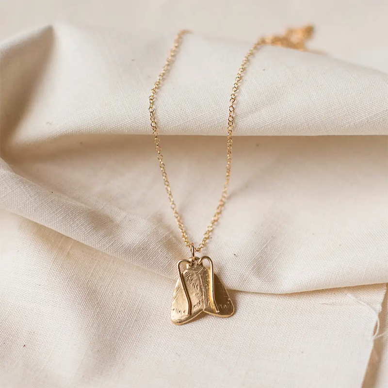 Cire' Alexandria Moth Necklace