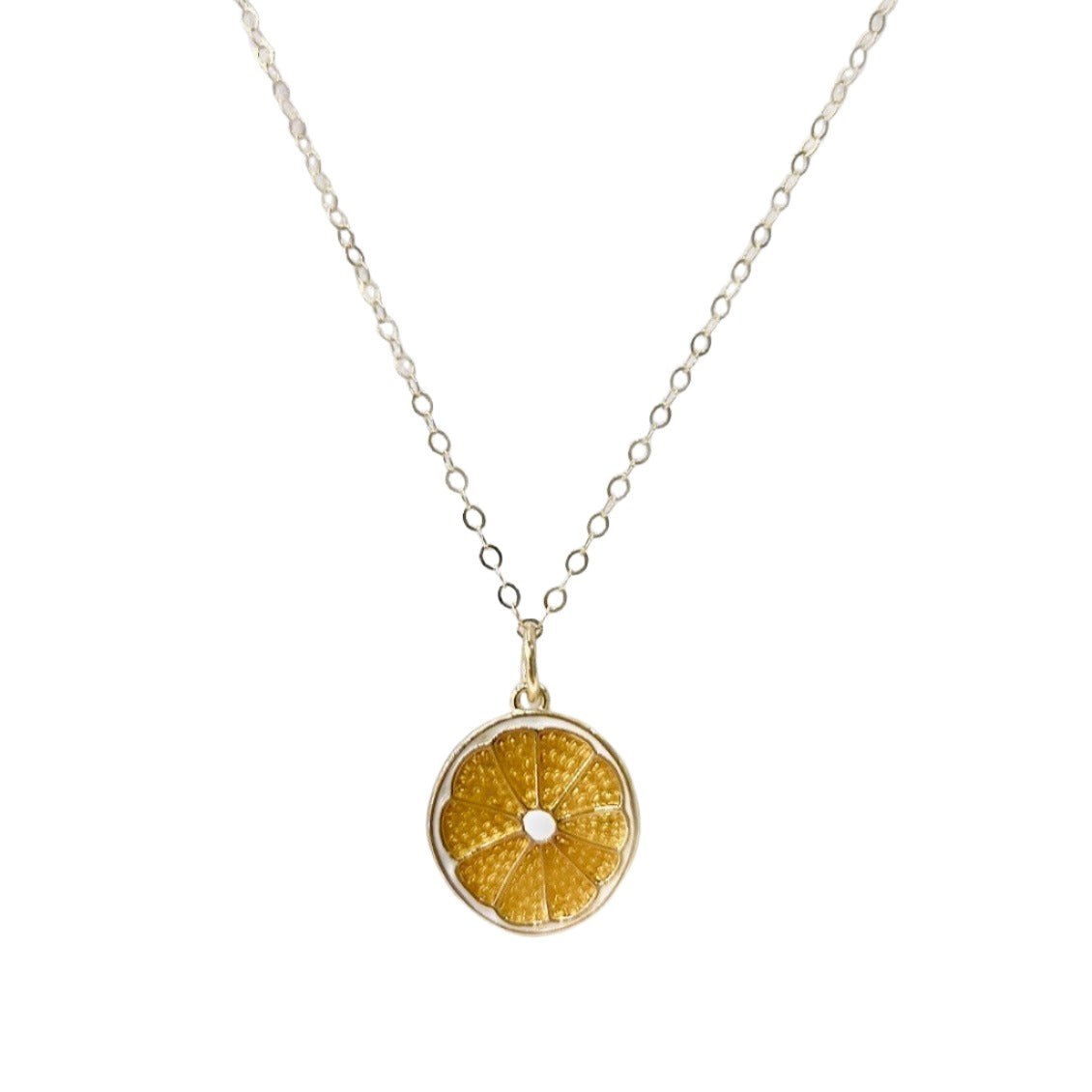 Mineral and Matter Citrus Lemon Necklace