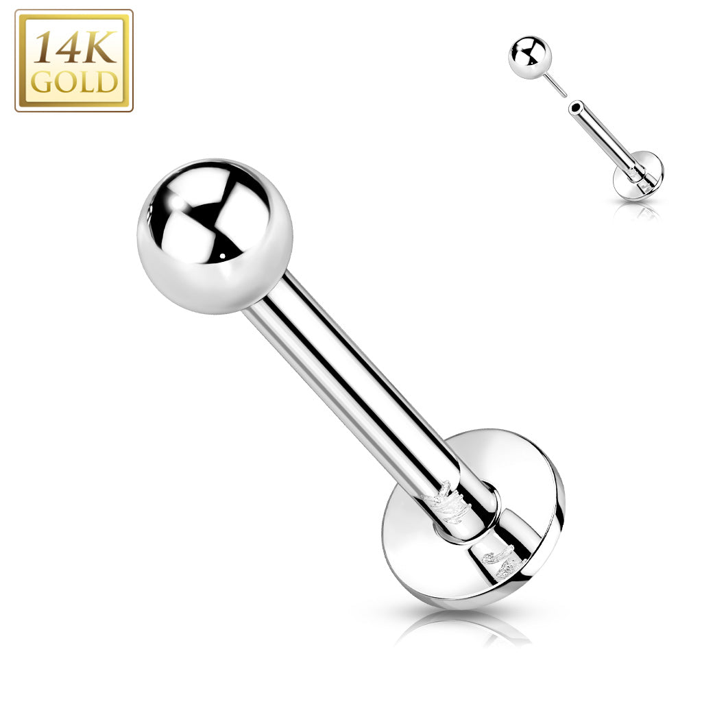Piercing Earring 3mm Gold Ball Stud