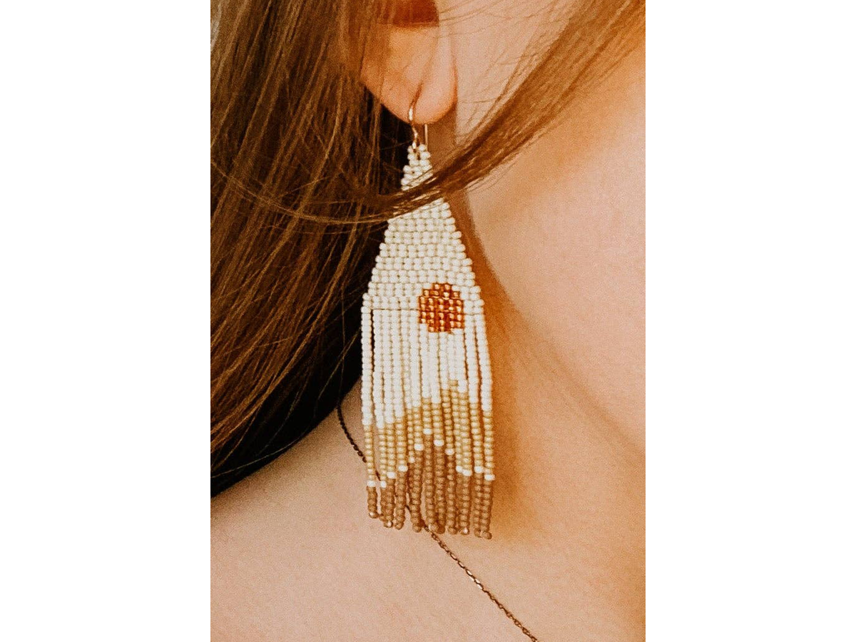 Golden Hills Beaded Earrings