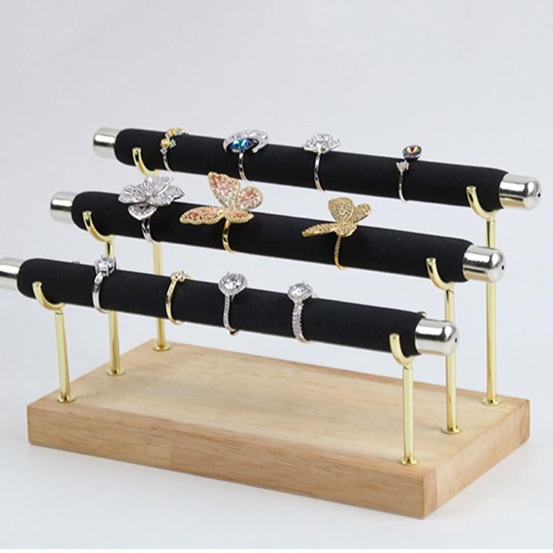 Wooden Jewelry Display Stand