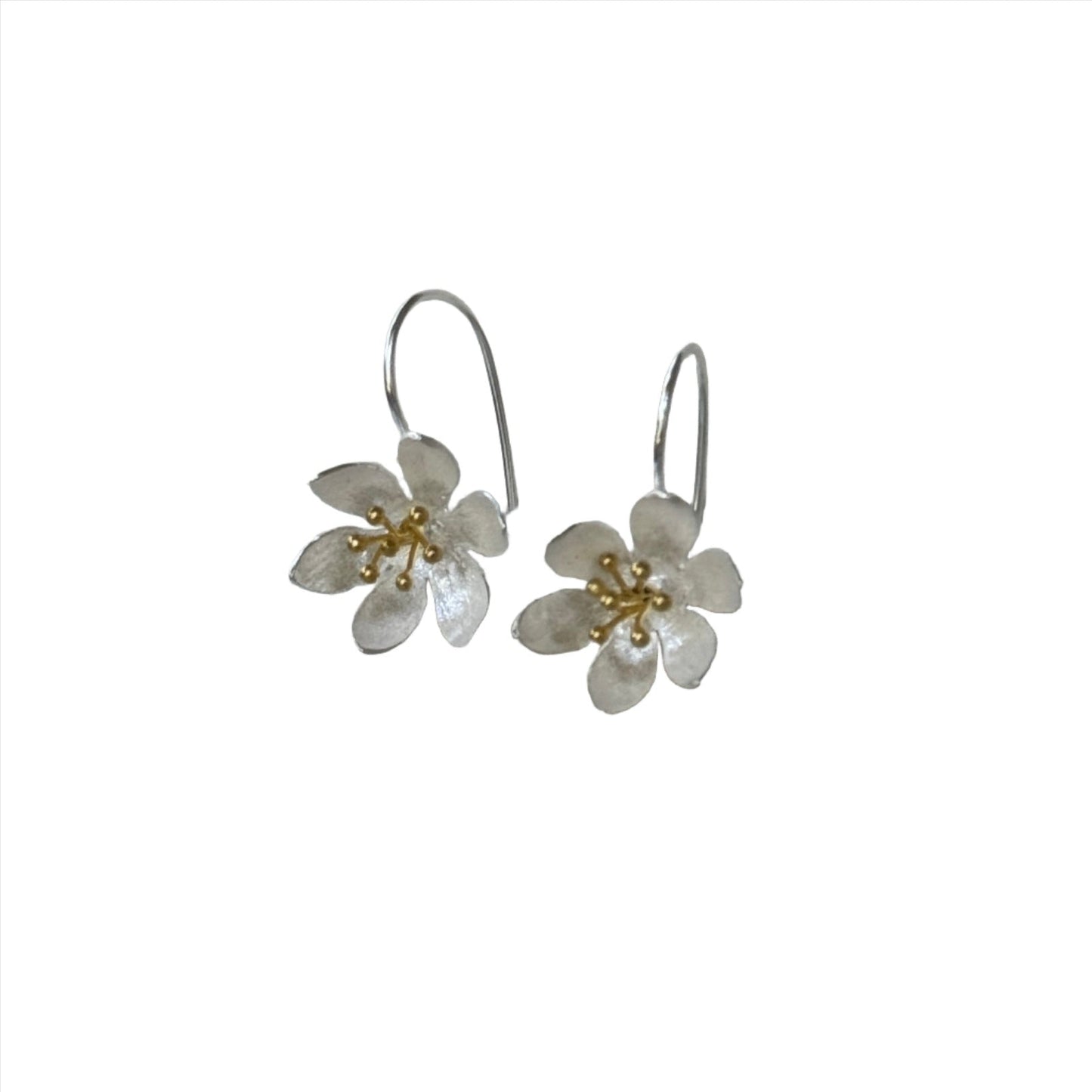 Sterling & Gold Flower
