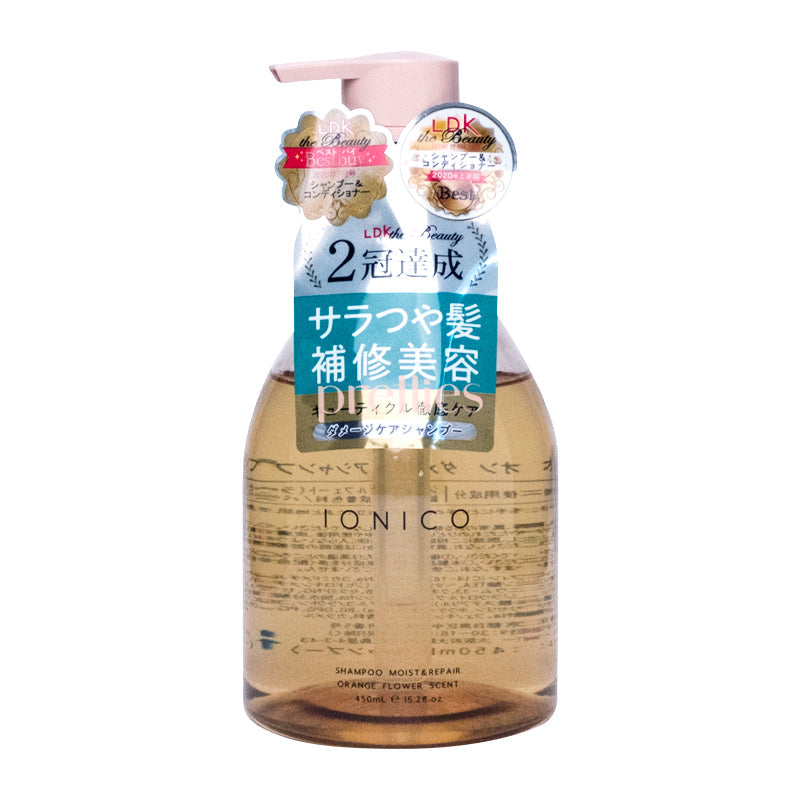 IONICO Damage Care Shampoo Moist & Repair (Orange Flower Scent) 450ml