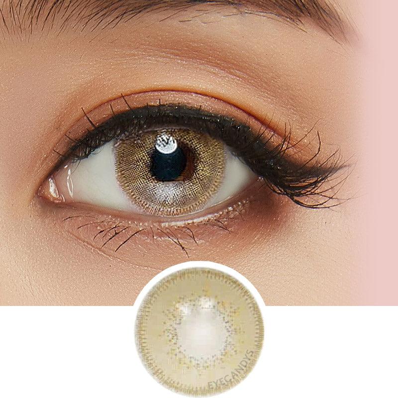 Innovision Luxury Hazel Natural Color Contact Lens for Dark Eyes - EyeCandys