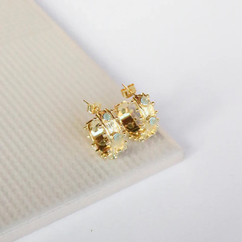 Earrings-Etruscan Hoop Earrings