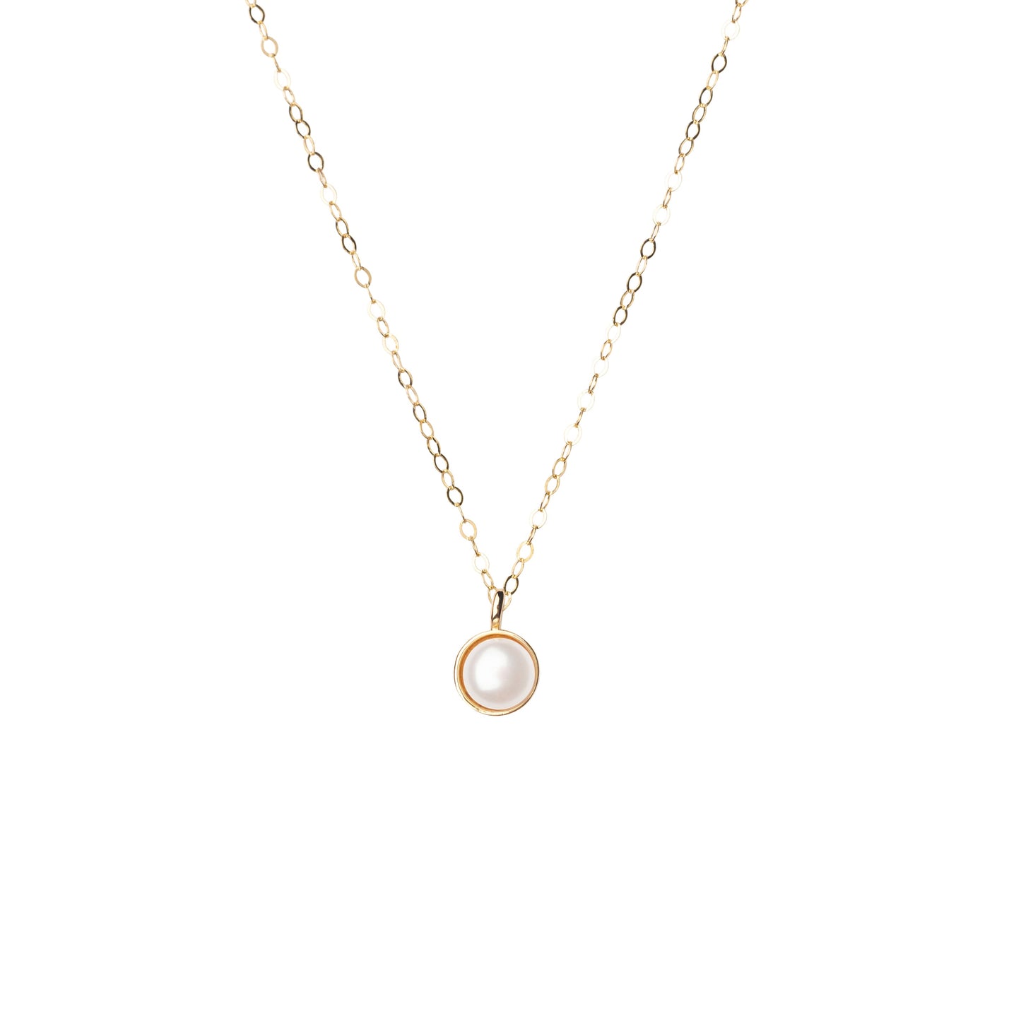 Mineral and Matter Pearl Pendant Necklace