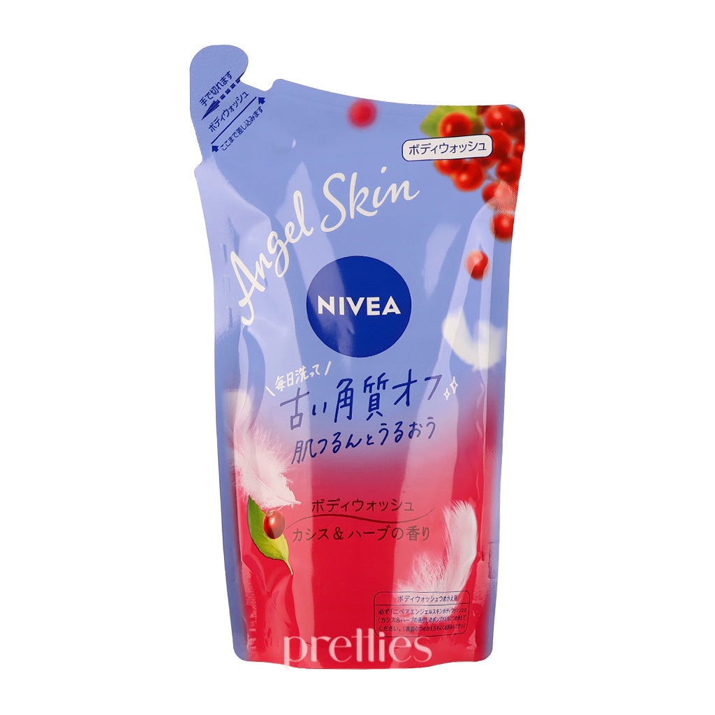 Nivea Angel Skin Bubble Body Wash (Red) Refill 360ml