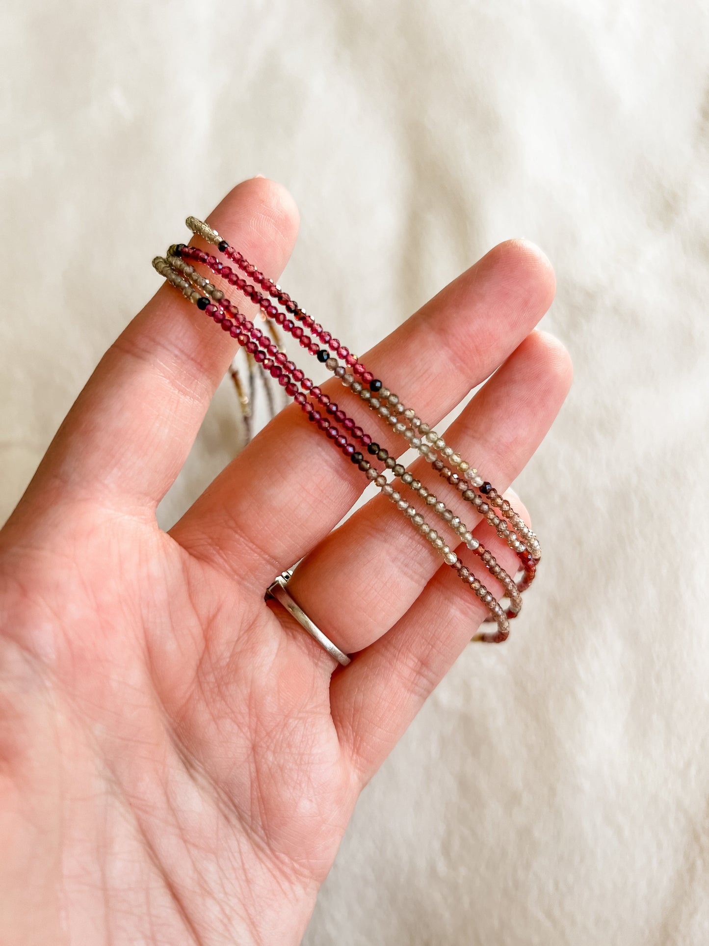 Sterling Silver Crystal Necklace