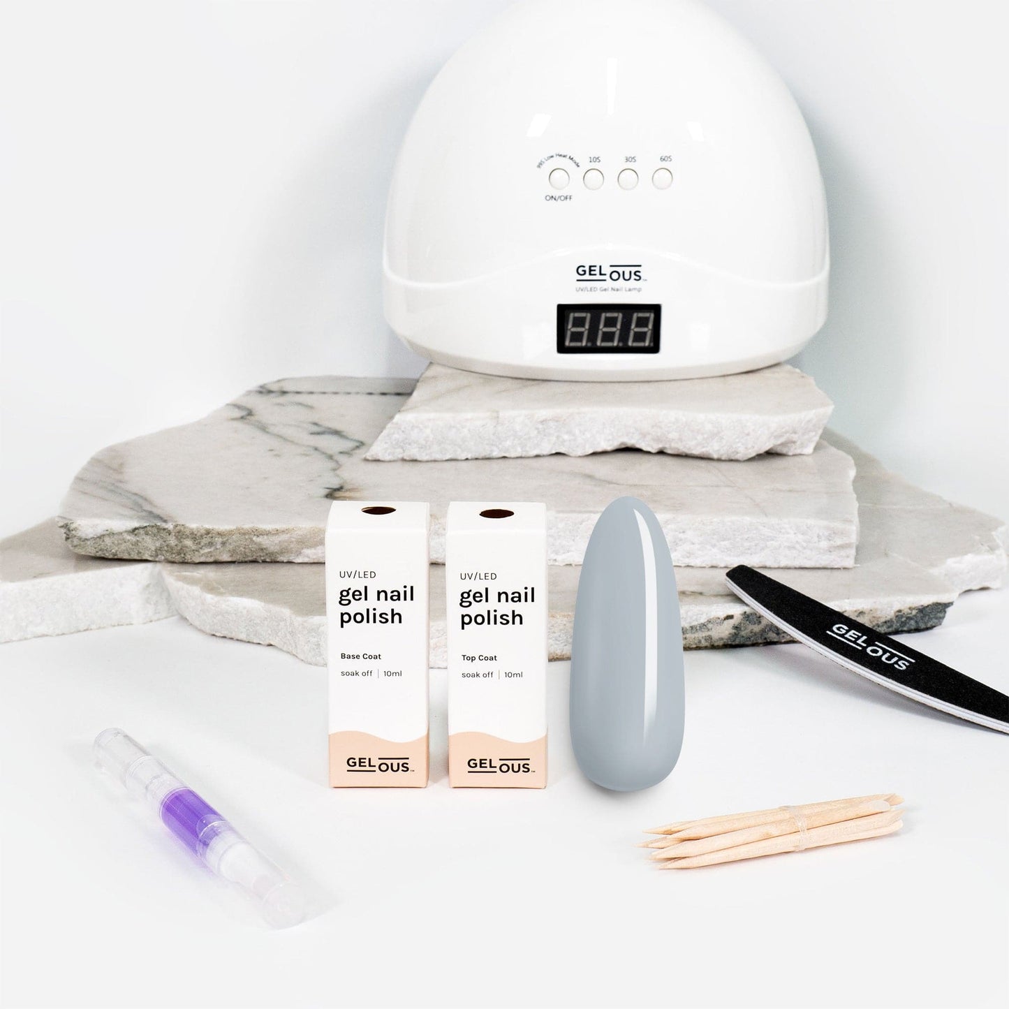 Gelous gel nail polish Smoke on the Water Essentials Pack - photographed in New Zealand