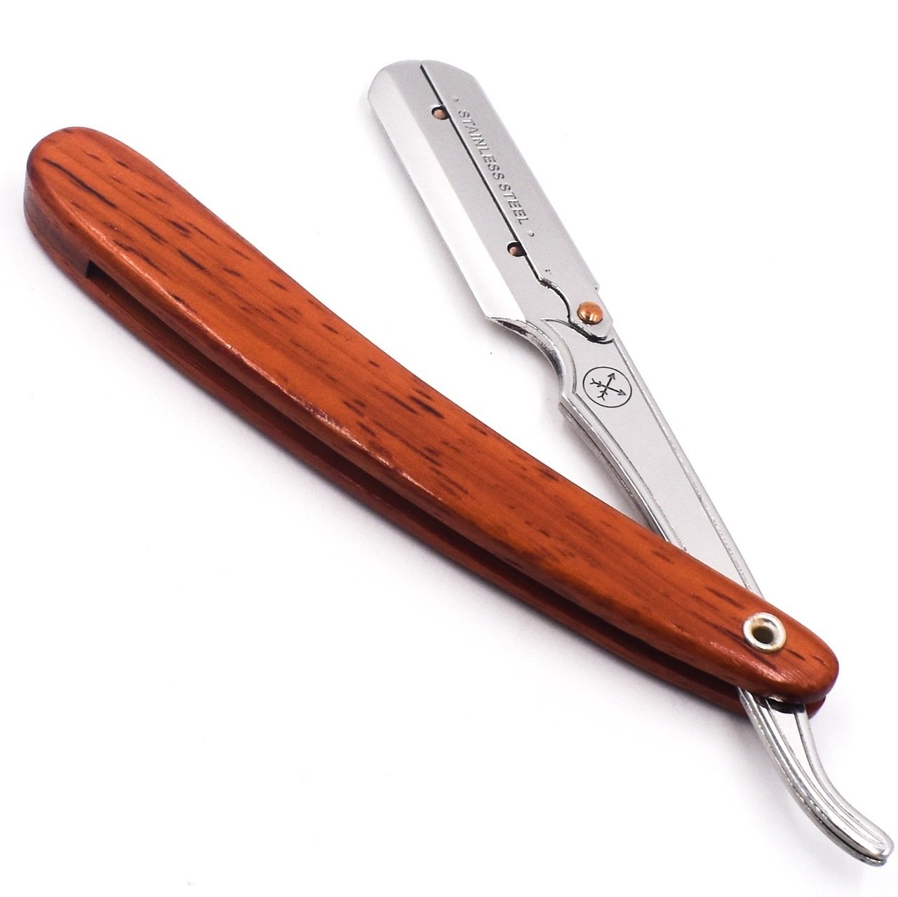 Parker Swing Lock Barber Razor Rosewood Handle