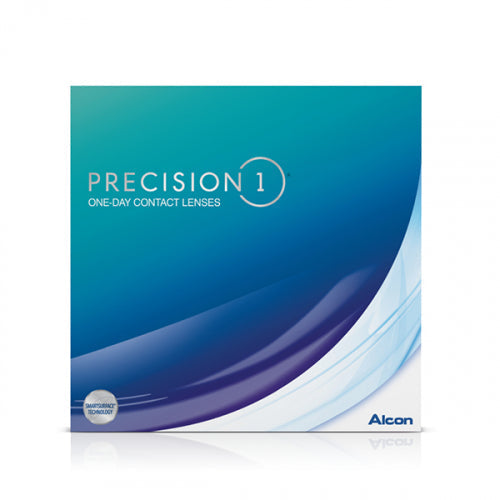 3 month supply 90 pack alcon precision 1 contact lens daily disposable spherical power high water content eye vision comfortable