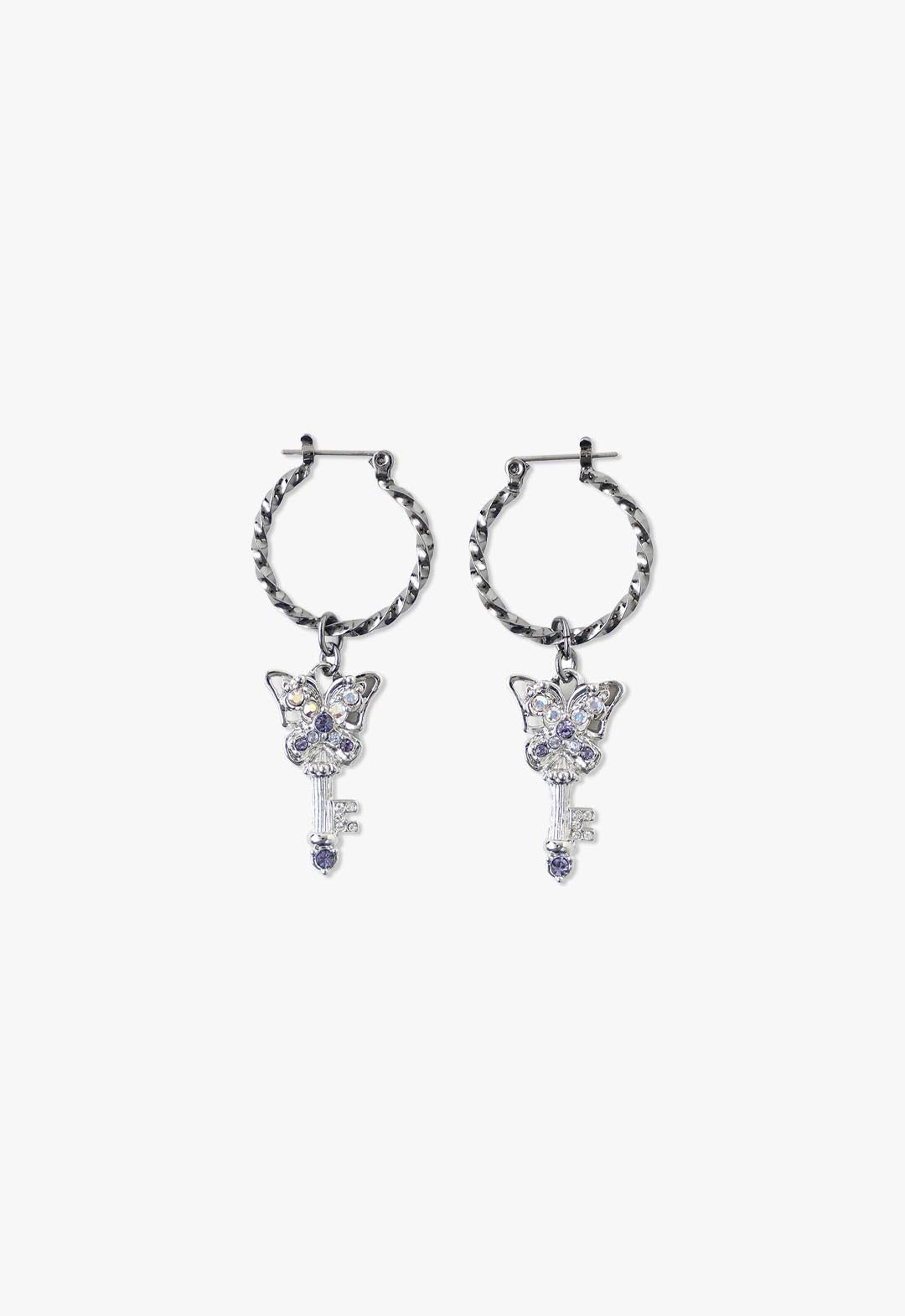 Butterfly Key Earrings