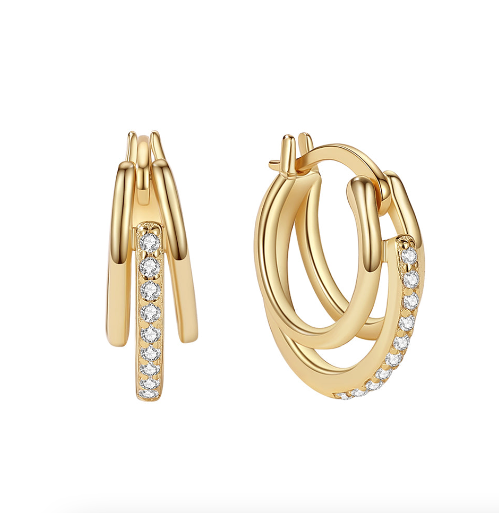 Mineral and Matter Meteoroid Earrings