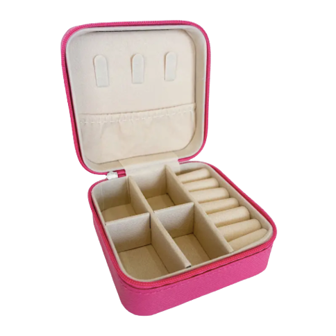 For Keeps Jewelry Box - Hot Pink