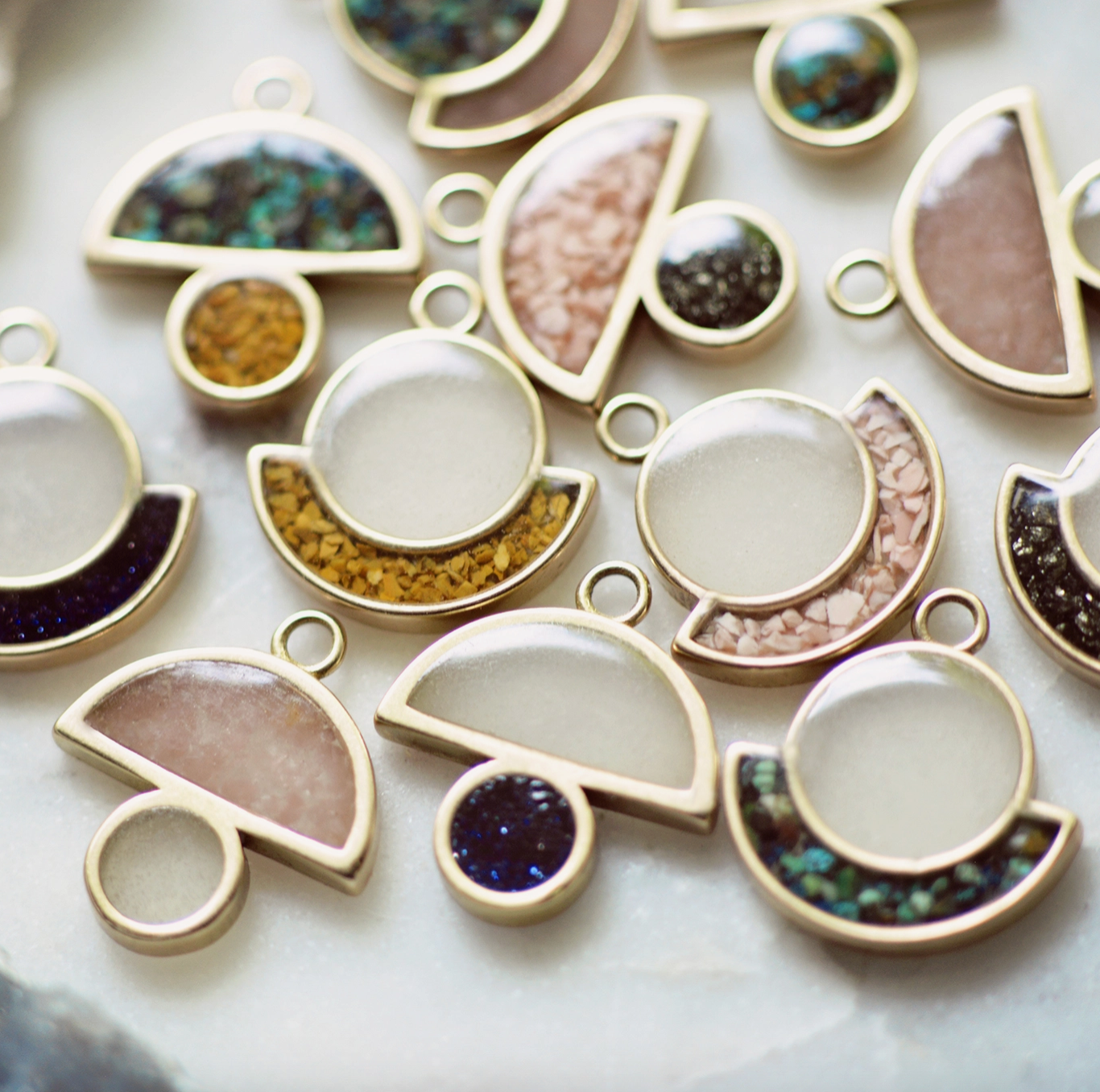 Cameoko Petite Geometric Mushroom Necklace