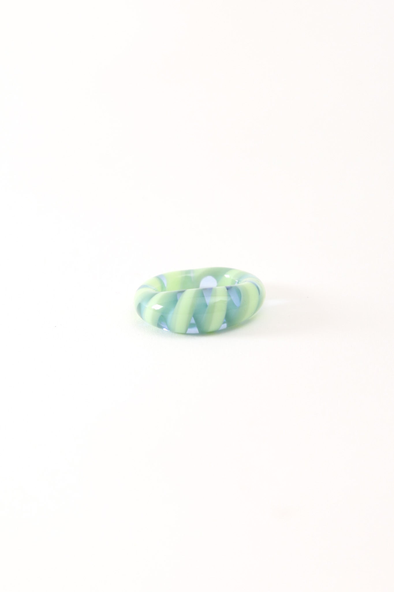 Spiral Glass Ring - Nemo