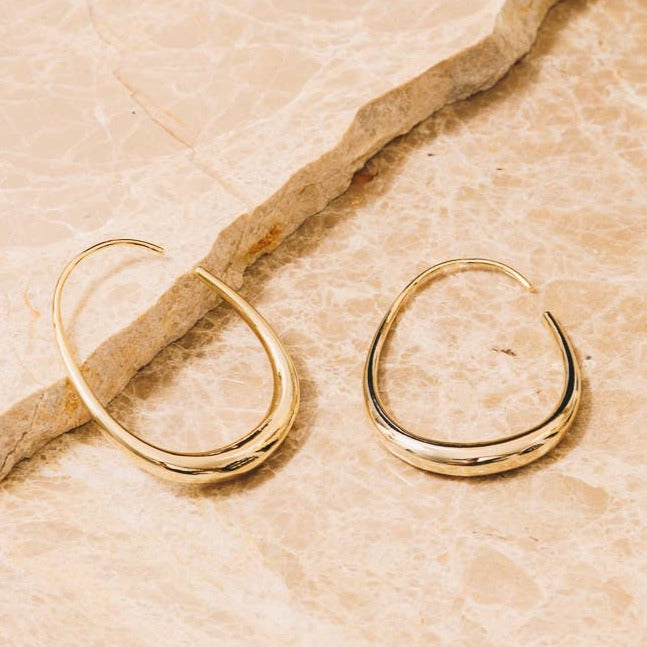 Janna Conner Frances Threader Hoop Earrings