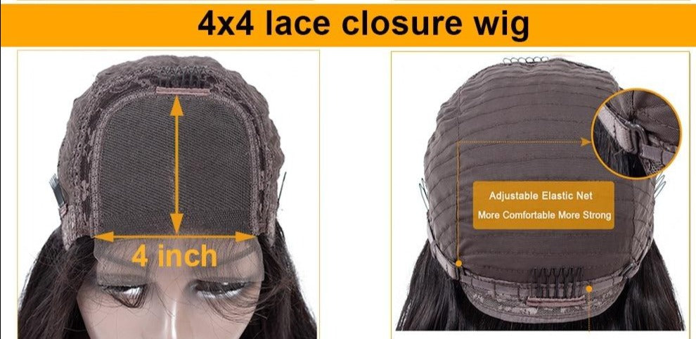 4x4 Straight Wig 5x5 Lace Closure wigs 6x6 Human Hair Wigs