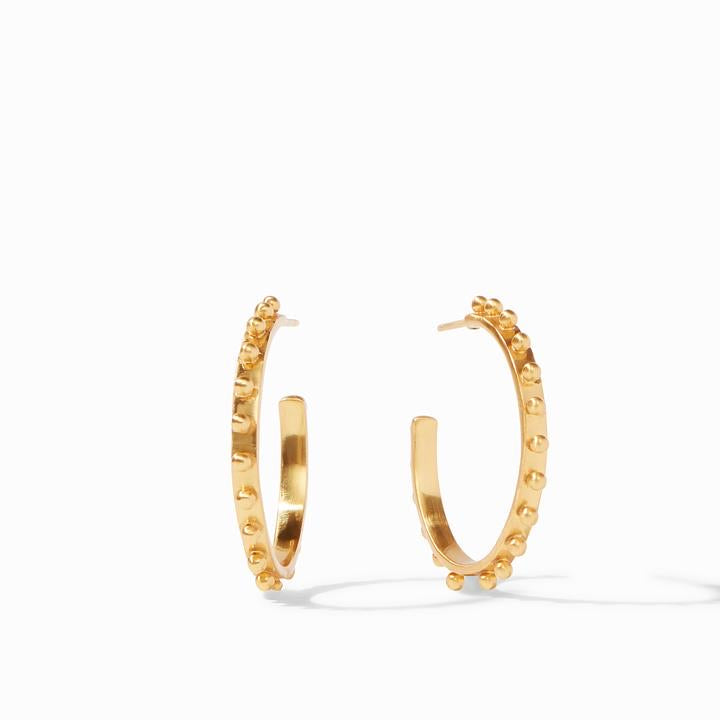Julie Vos SoHo Hoop Gold Medium Earrings