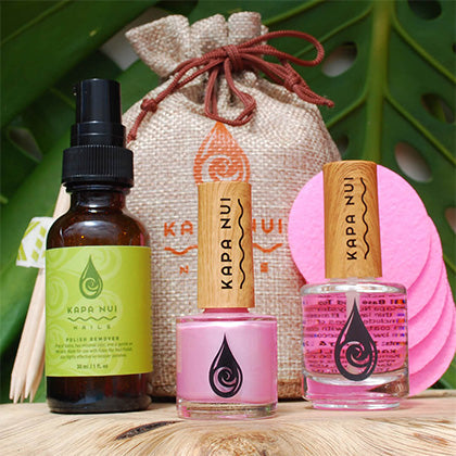 Seashells Heart Starter Set - Non Toxic Nail Polish