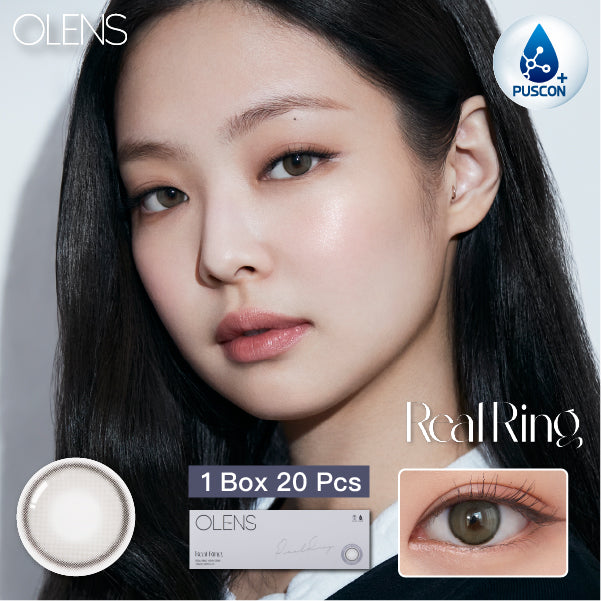 OLENS Real Ring One Day Gray Contact Lenses 20 Pack