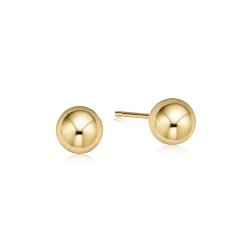 Classic 10mm Ball Stud Earrings