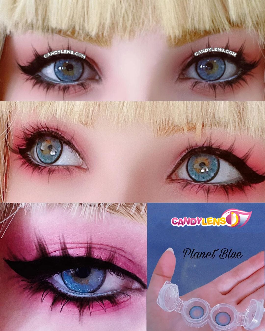 Planet Blue Color Contacts
