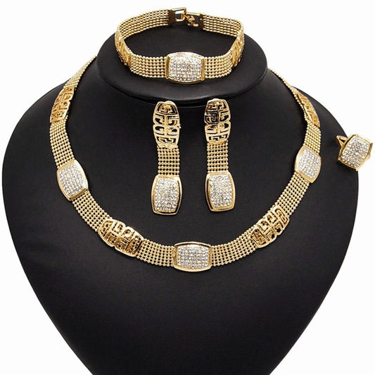 Carpet 18k Gold Inspired Jewelry Set