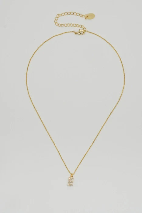 Brenda Grands Jewelry - Dainty Love Pearl Initial Necklace