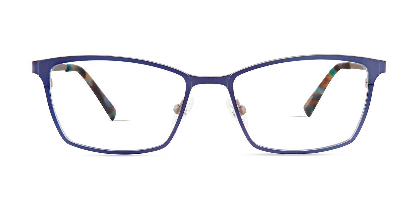 modo 4222 optical prescription eyewear glasses made in japan titanium lightweight strong strength durable long lasting female women ladies rectangular shape plum violet purple