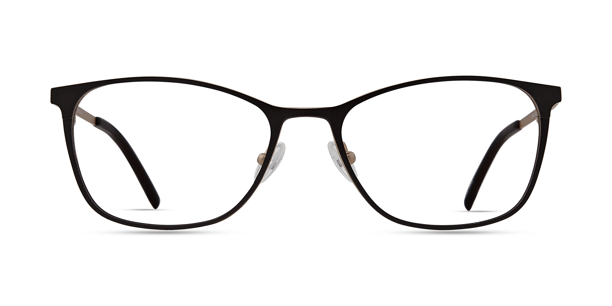 modo 4231 optical eyewear ladies female women titanium metal made in japan lightweight comfortable strong durable square shape medium to large faces classic modern contemporary matte brown front