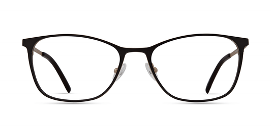 modo 4231 optical eyewear ladies female women titanium metal made in japan lightweight comfortable strong durable square shape medium to large faces classic modern contemporary matte brown front