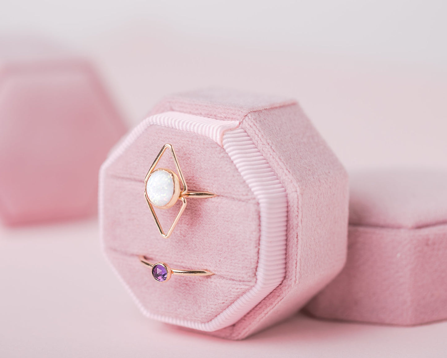 Mineral and Matter Deco Opal Ring