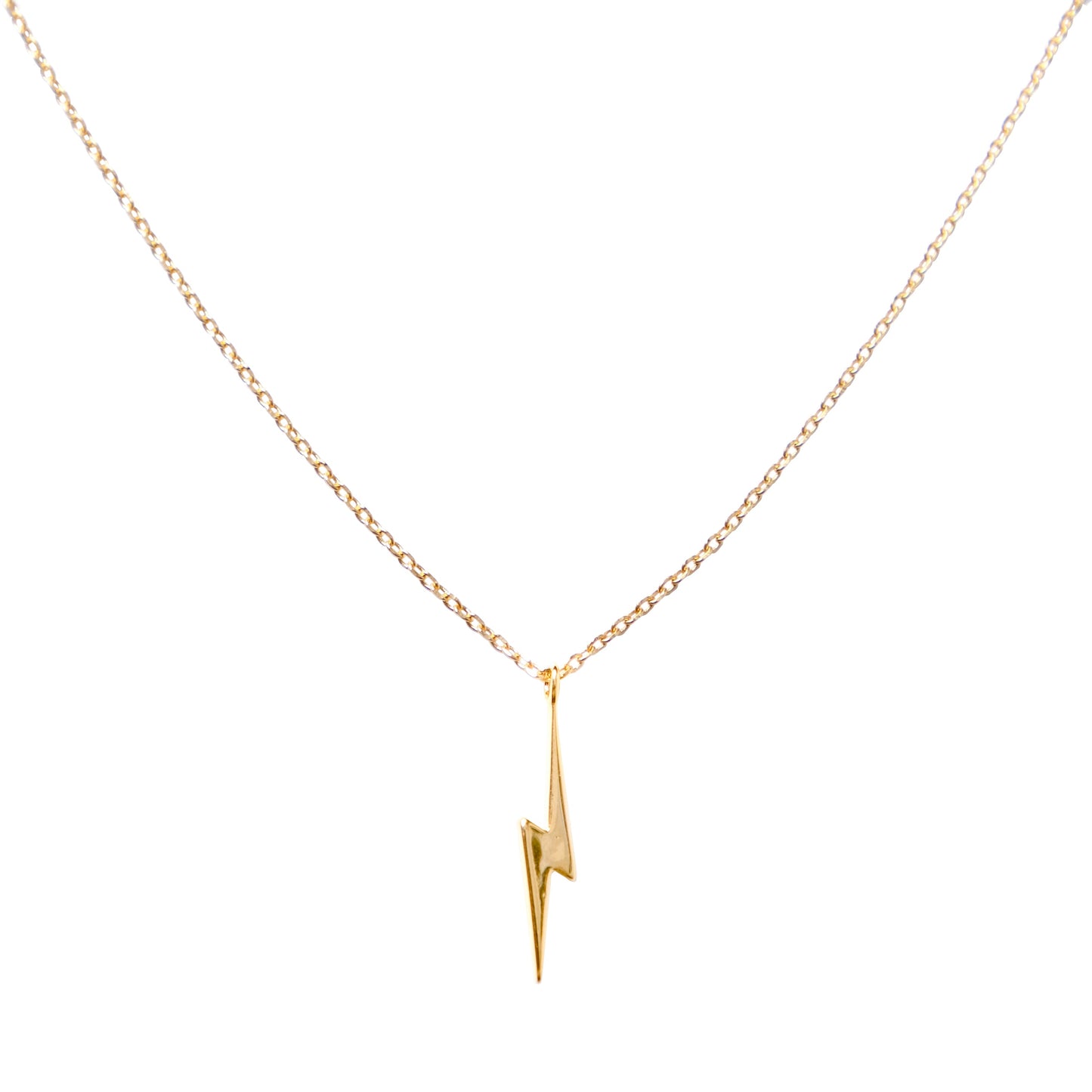 Mineral and Matter Lightning Bolt Necklace