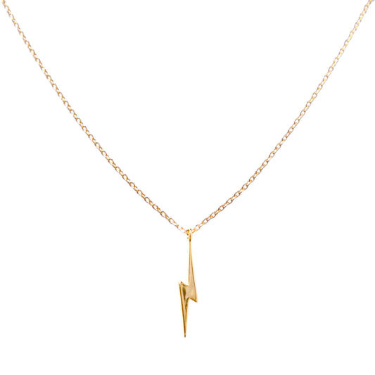 Mineral and Matter Lightning Bolt Necklace