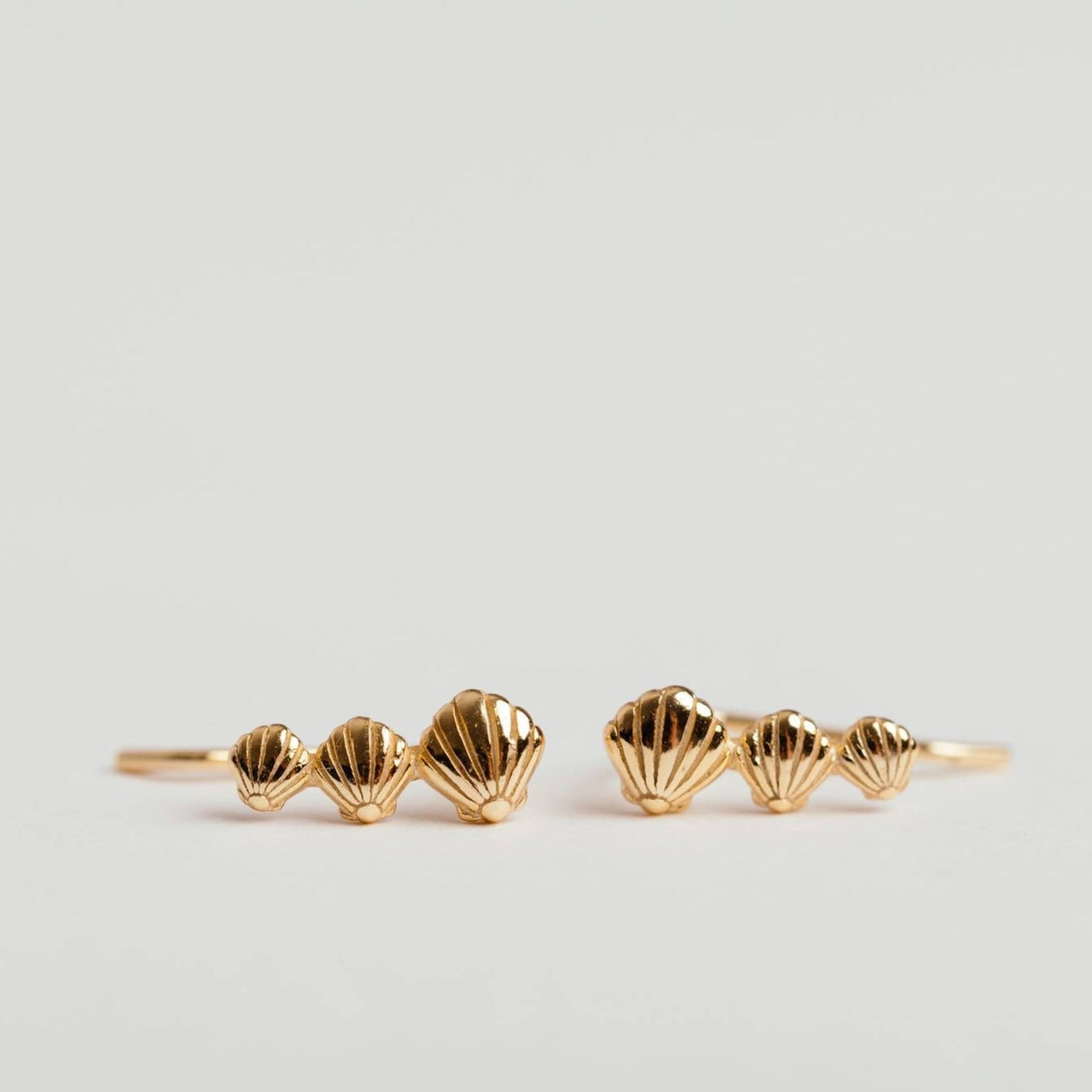 Haiku Lane Seashell Ear Climbers