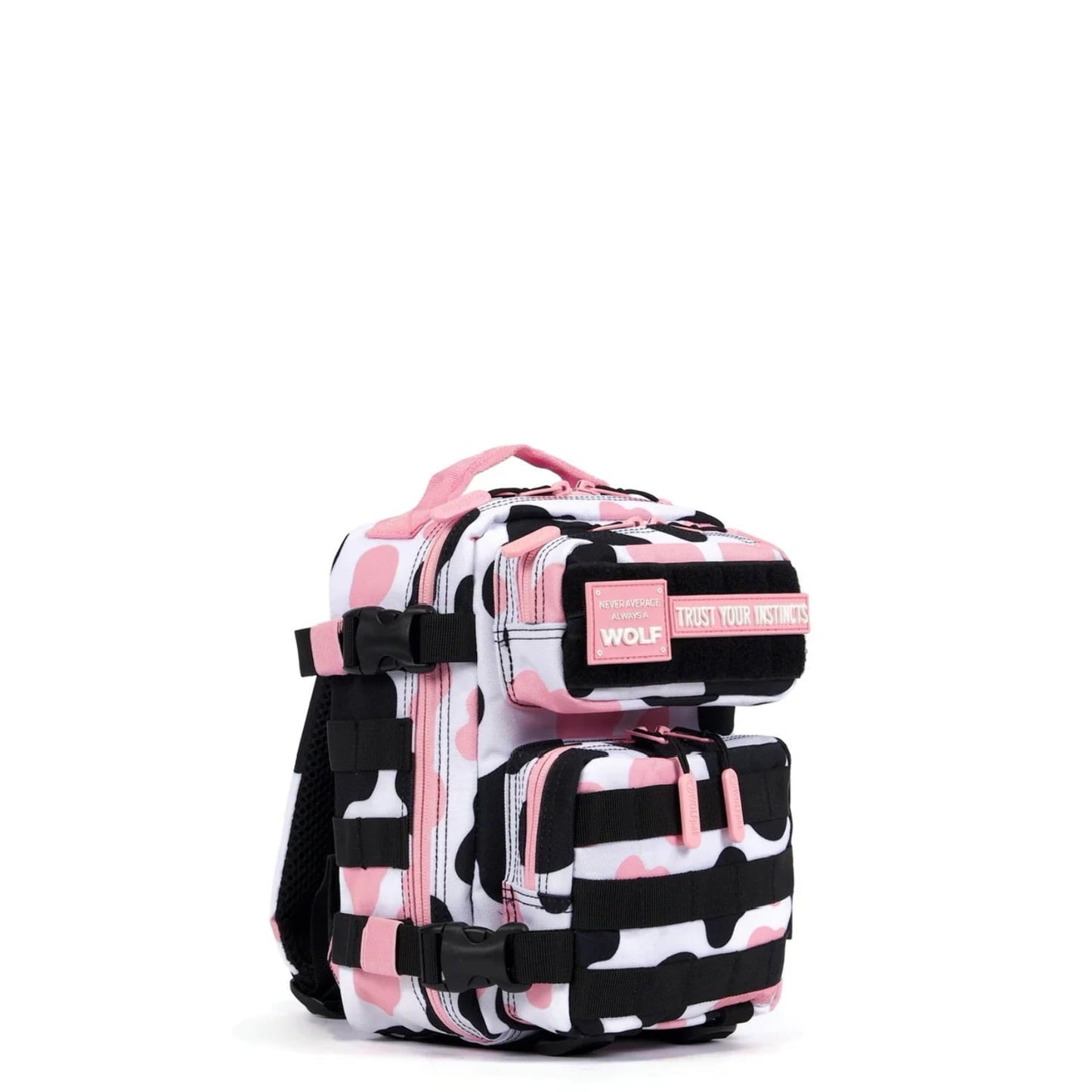 9L Backpack Mini Pink Black Cow