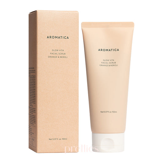 AROMATICA Glow Vita Facial Scrub Orange & Neroli 150ml
