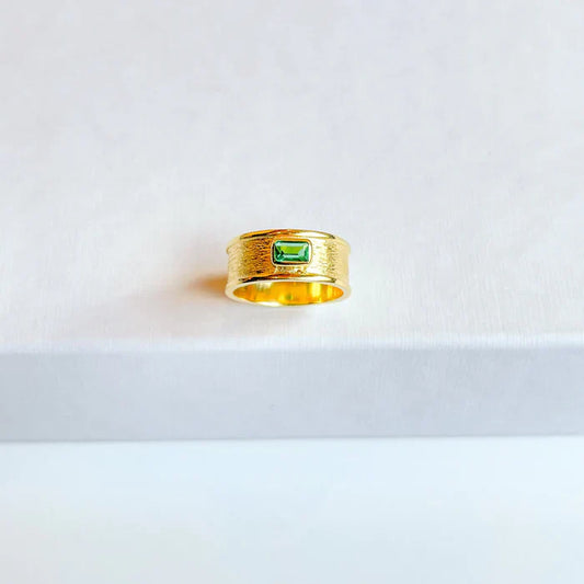 Ring-Allie Ring-Green Tourmaline