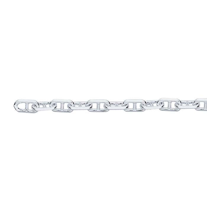Permanent Jewelry Sterling Silver Chain Bracelet - Anchor Link