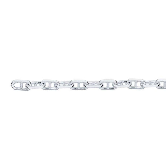 Permanent Jewelry Sterling Silver Chain Bracelet - Anchor Link