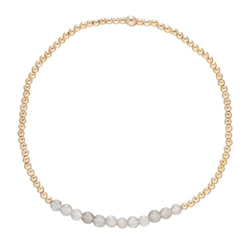 Gold Bliss Bead Bracelet 2mm