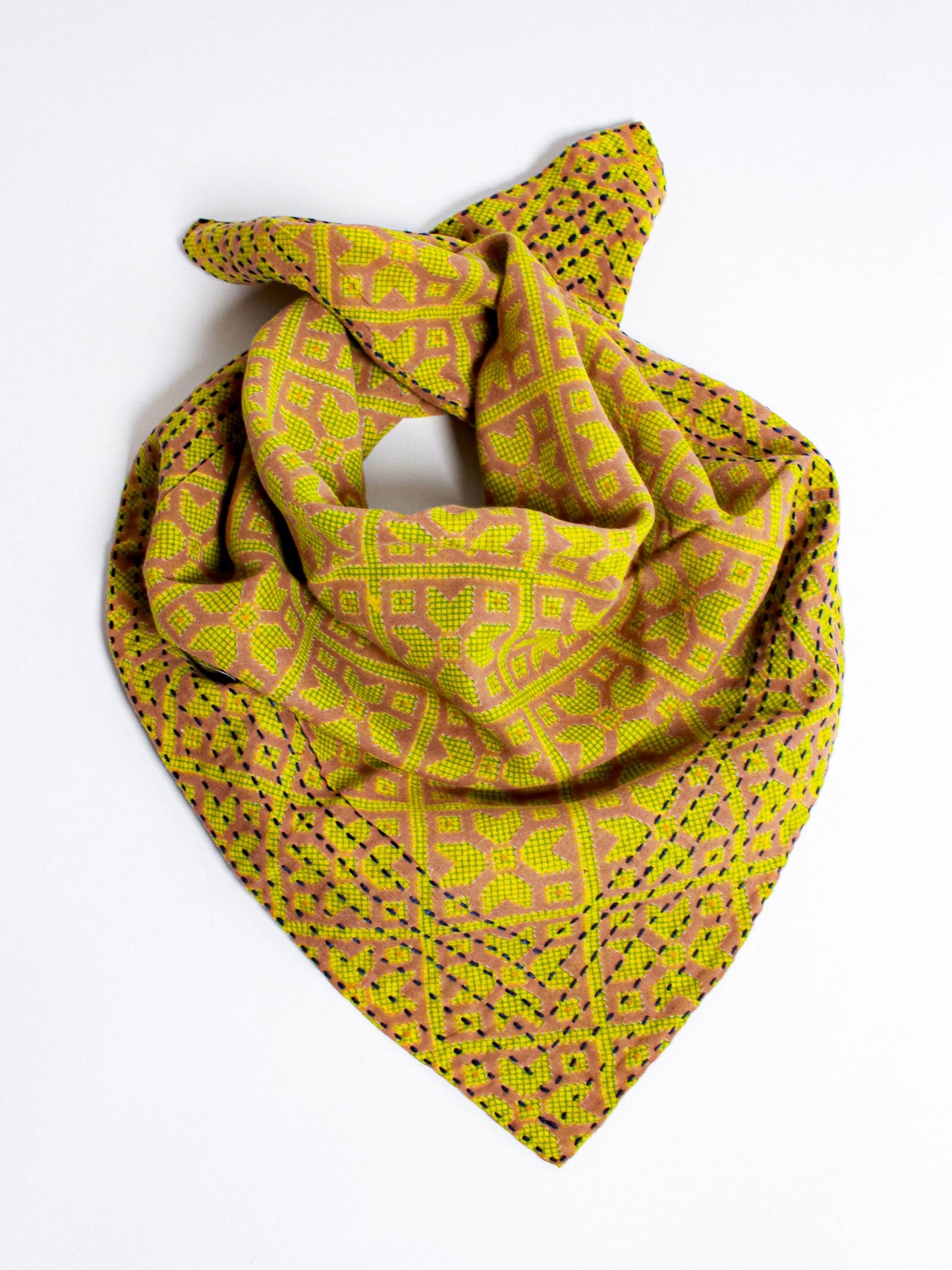 Vintage Kantha Bandana - Anchal Project - Berte