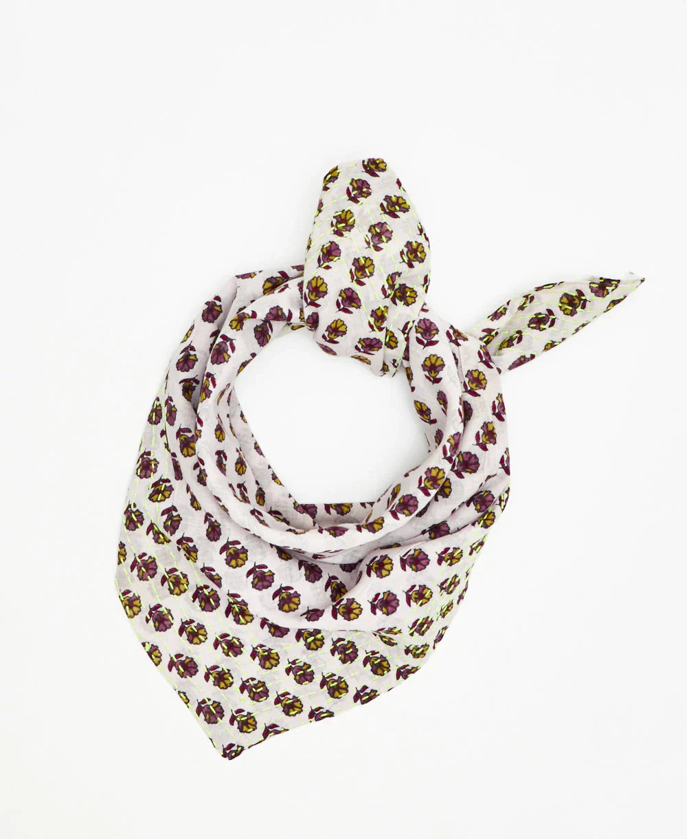 Vintage Kantha Bandana - Anchal Project - Berte